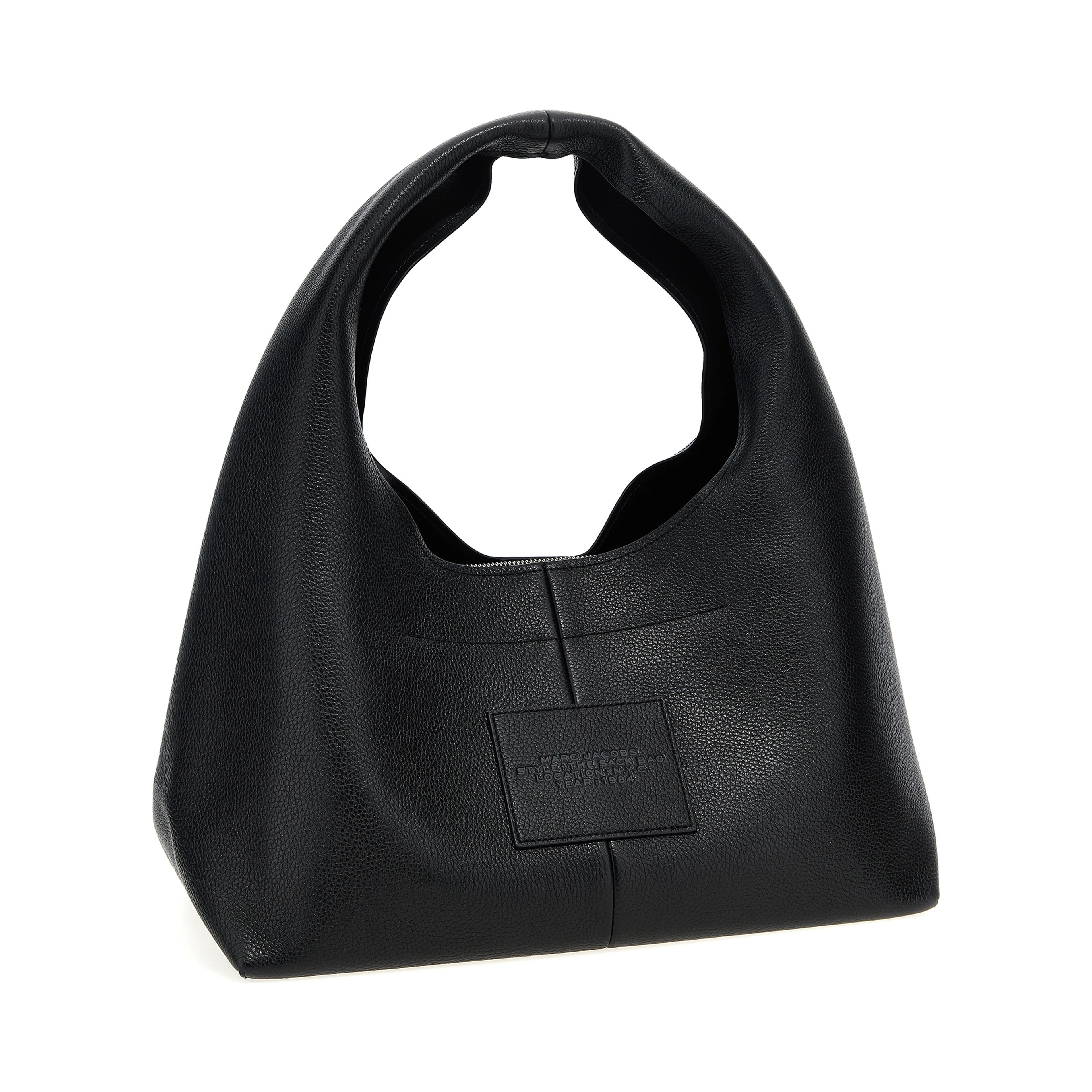 Black Cowhide Shoulder Bag
