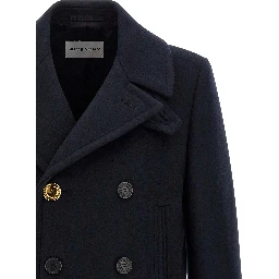 Blue Wool Coat