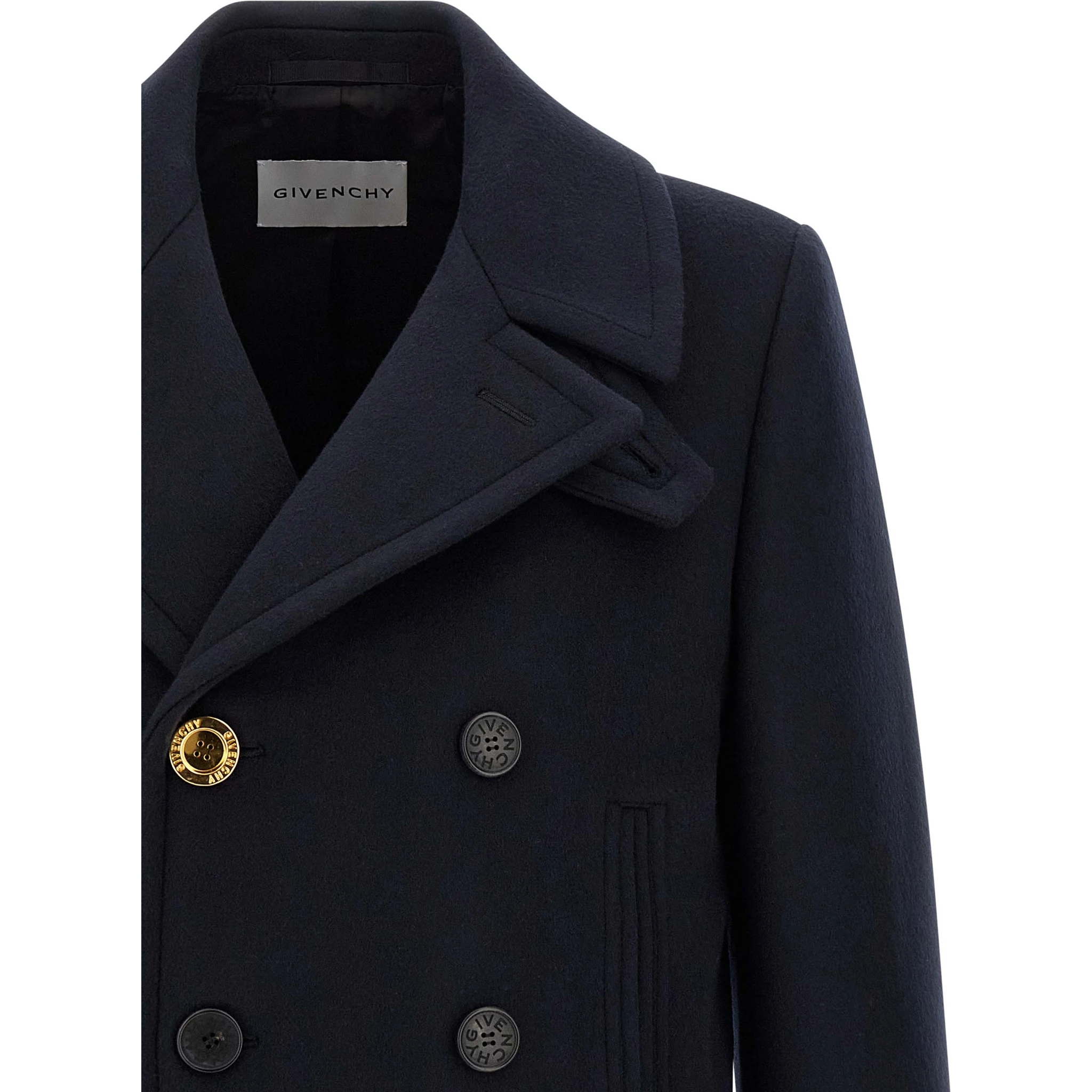 Blue Wool Coat