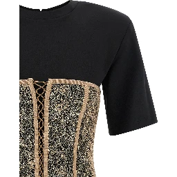 Black Viscose T-Shirt