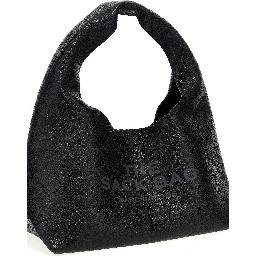 Black Cowhide Shoulder Bag