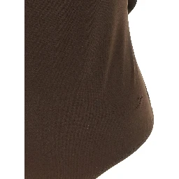 Brown Polyamide One-Piece Swimsuit