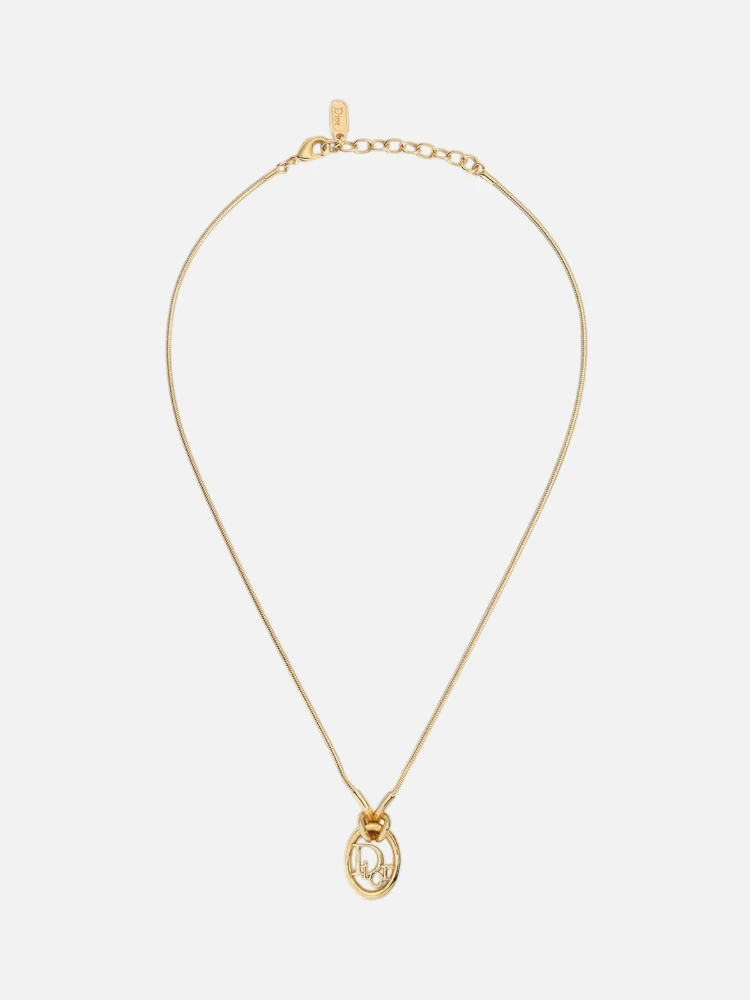 CHRISTIAN DIOR OBLIQUE necklace