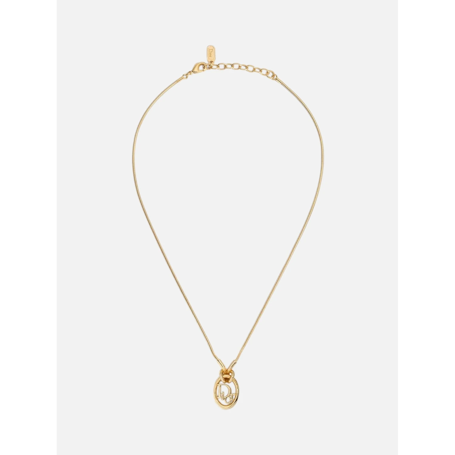 CHRISTIAN DIOR OBLIQUE necklace