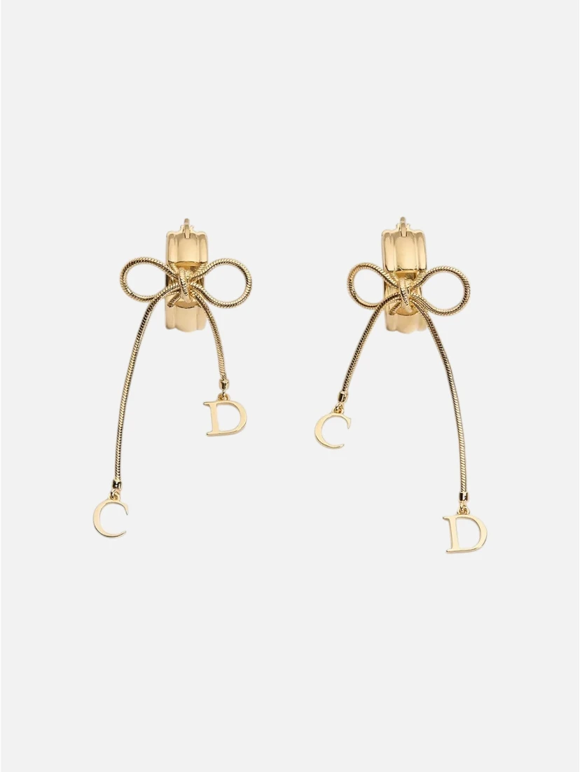 CHRISTIAN DIOR PETIT NOEUD CD earrings
