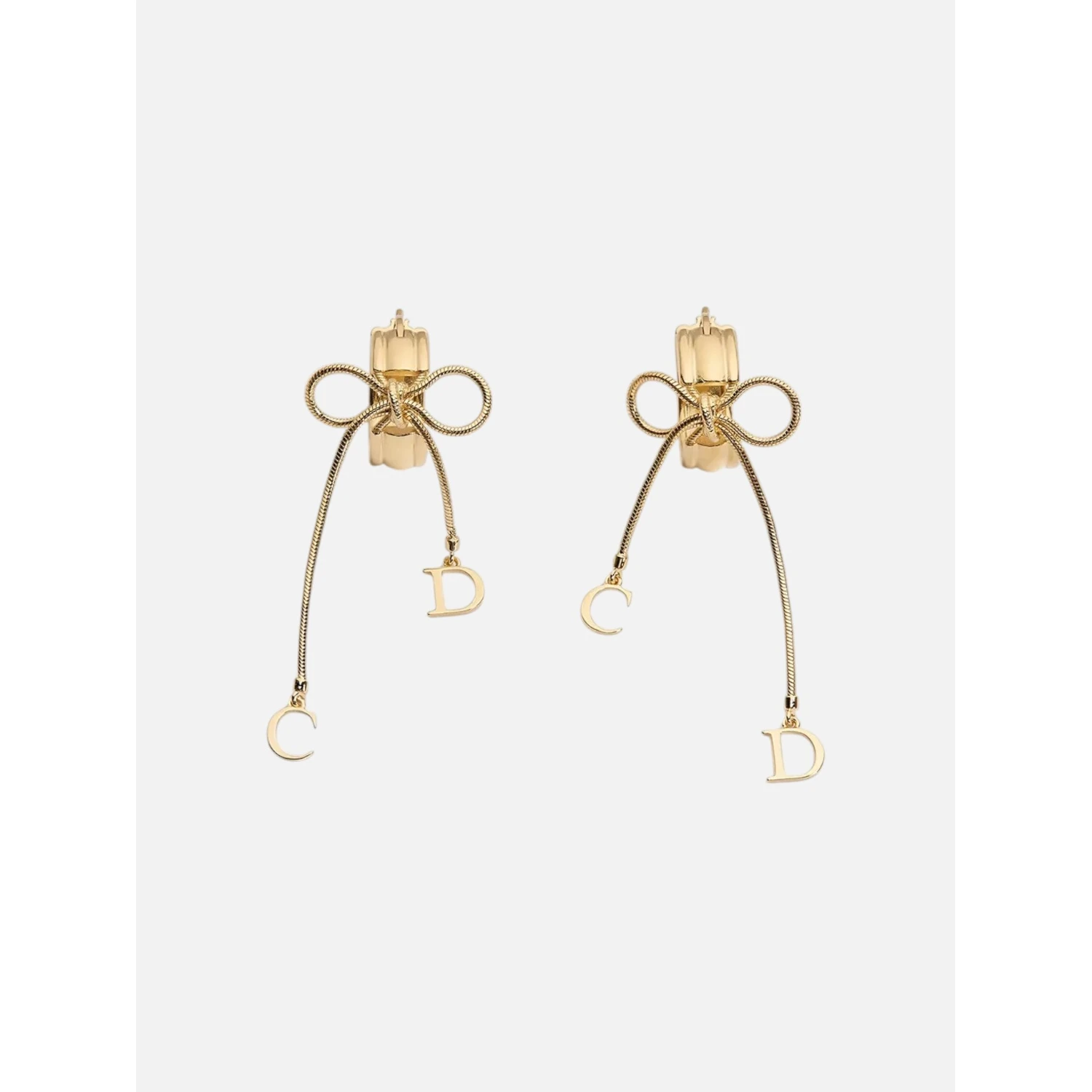 CHRISTIAN DIOR PETIT NOEUD CD earrings