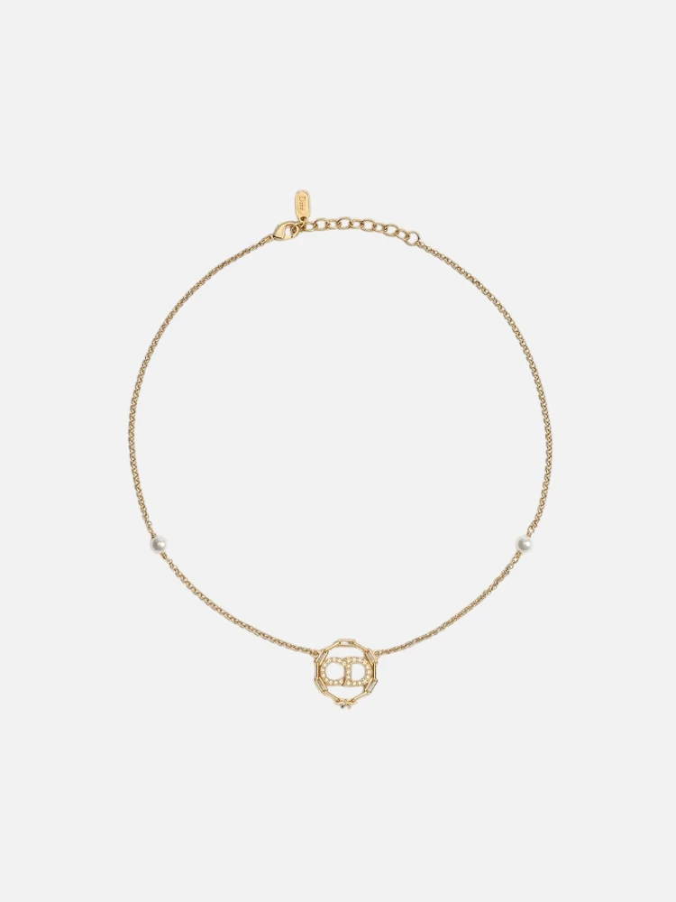 CHRISTIAN DIOR CD CIRCLE CHAIN necklace