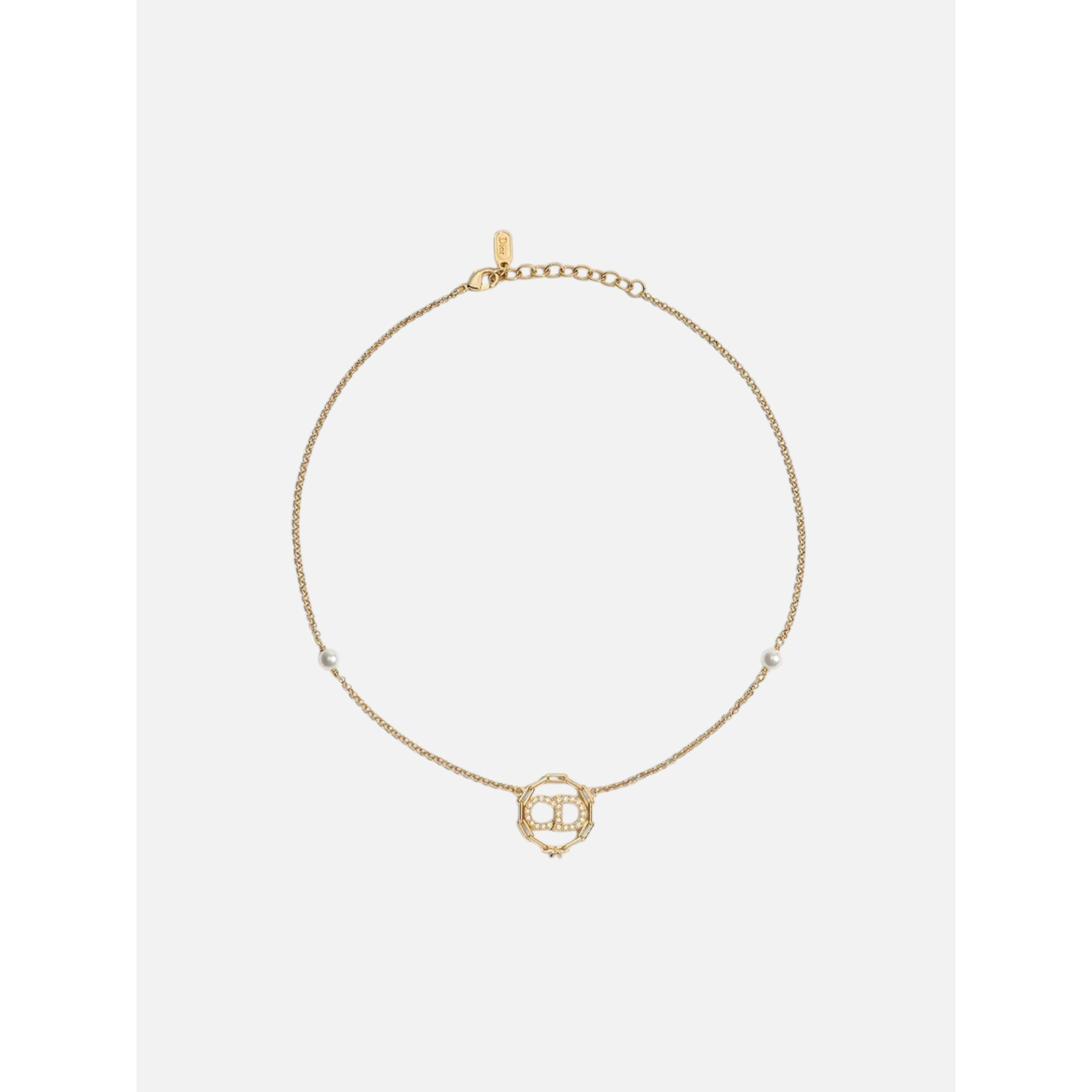CHRISTIAN DIOR CD CIRCLE CHAIN ​​necklace