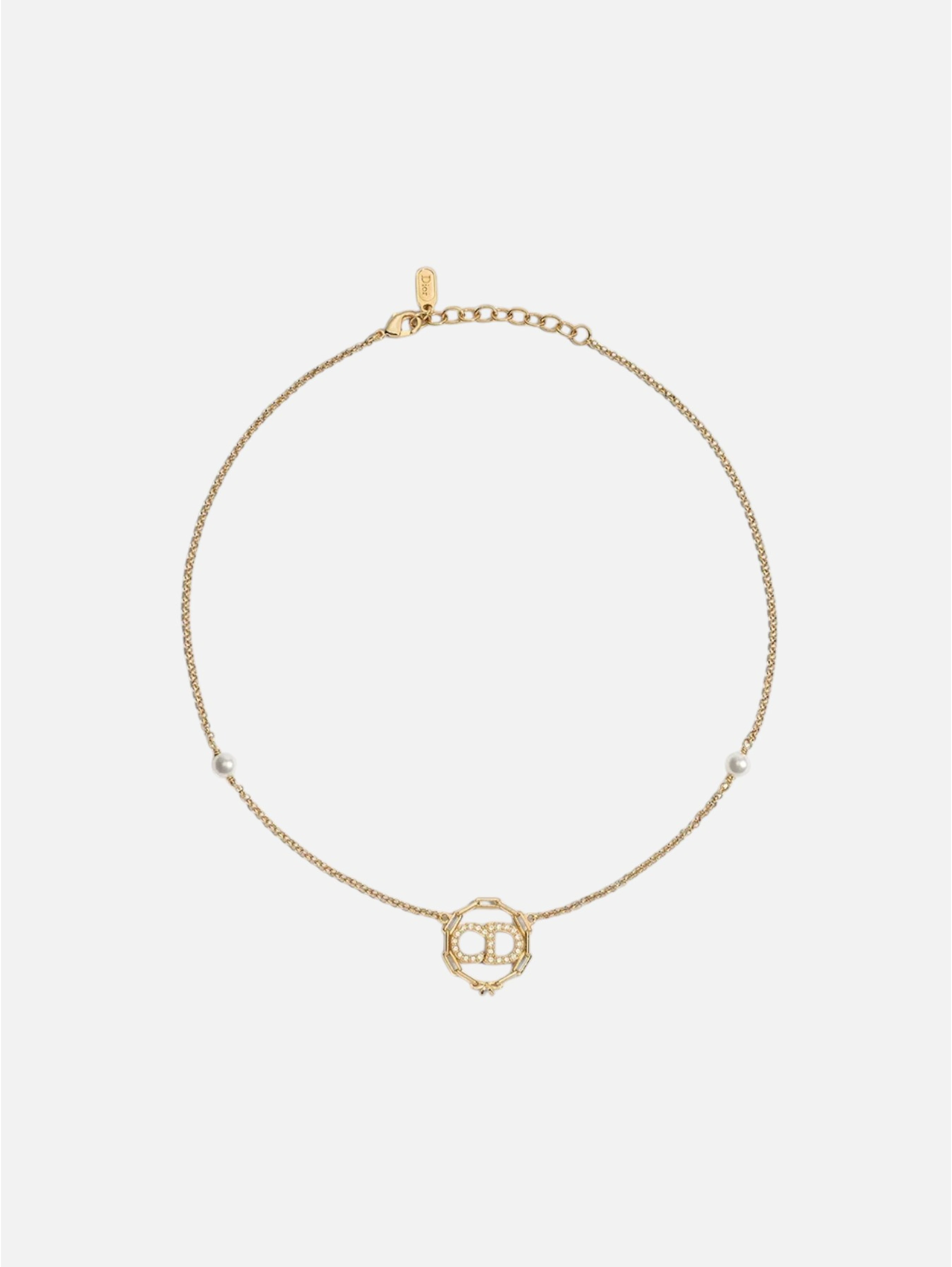 CHRISTIAN DIOR CD CIRCLE CHAIN ​​necklace
