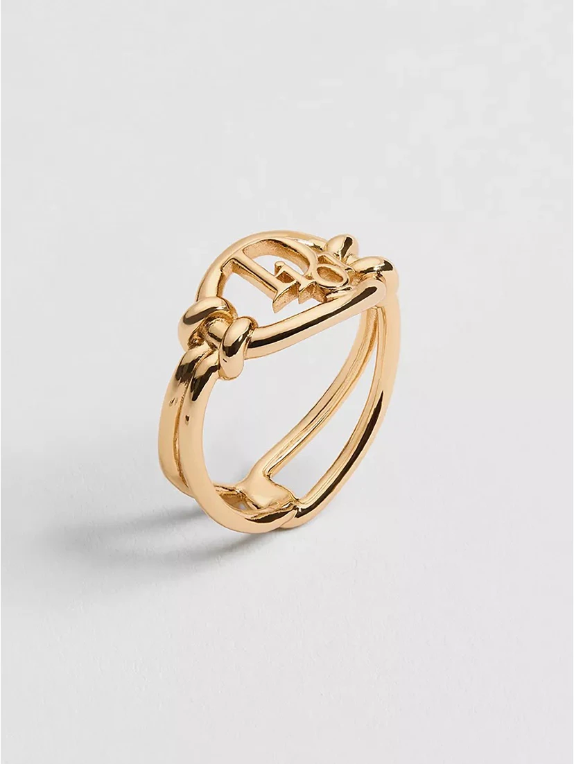 CHRISTIAN DIOR OBLIQUE ring