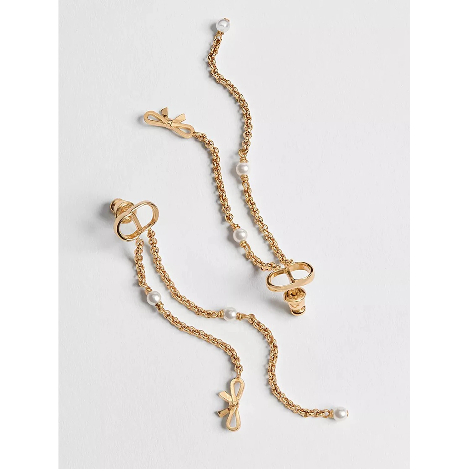 CHRISTIAN DIOR CD MINI BOW earrings