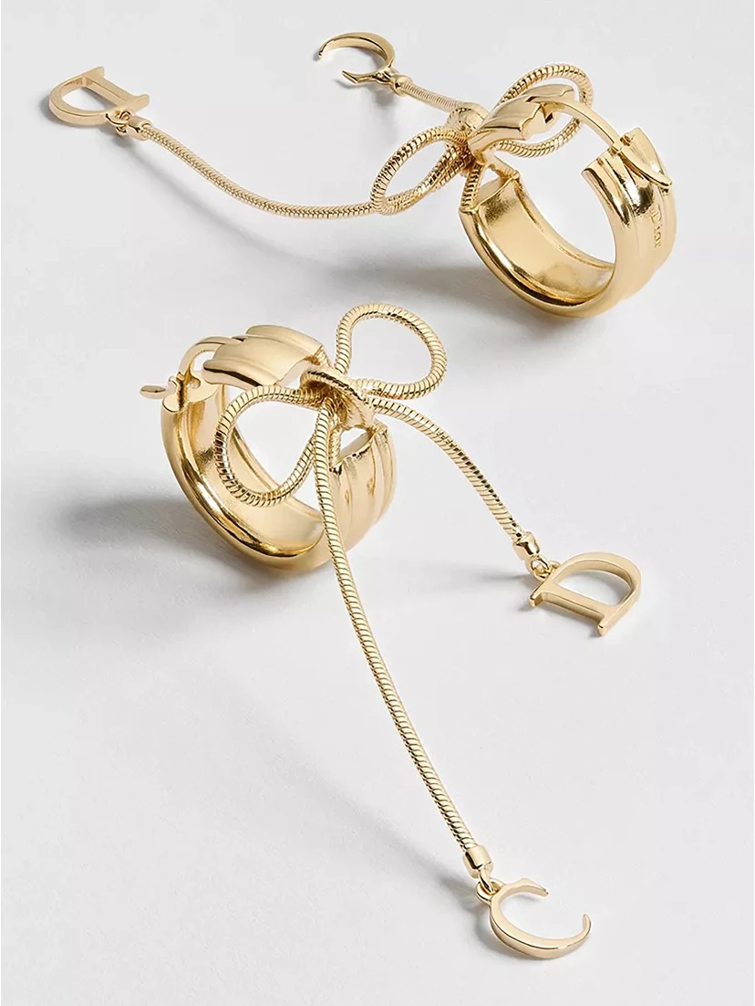 CHRISTIAN DIOR PETIT NOEUD CD earrings