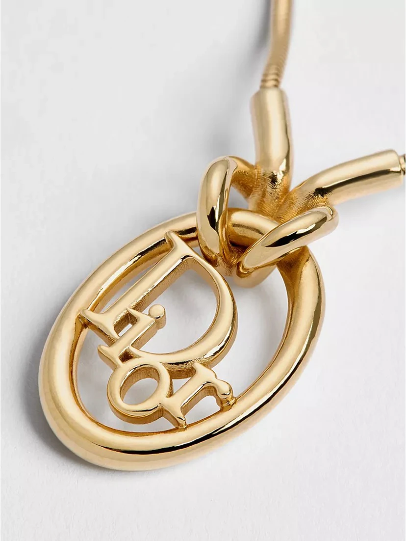 CHRISTIAN DIOR OBLIQUE necklace