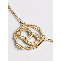 CHRISTIAN DIOR CD CIRCLE CHAIN ​​necklace