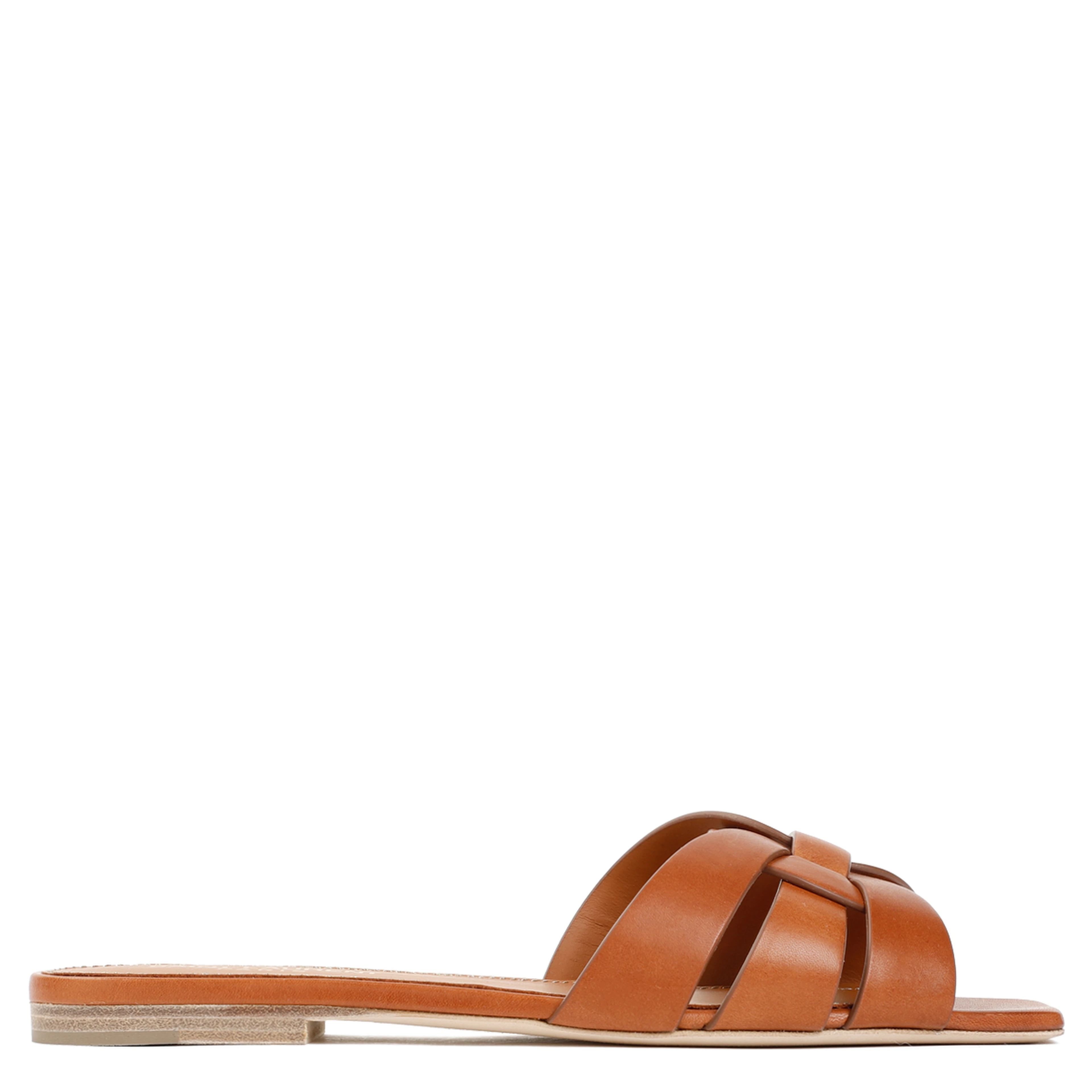 Saint Laurent Leather Tribute Flats