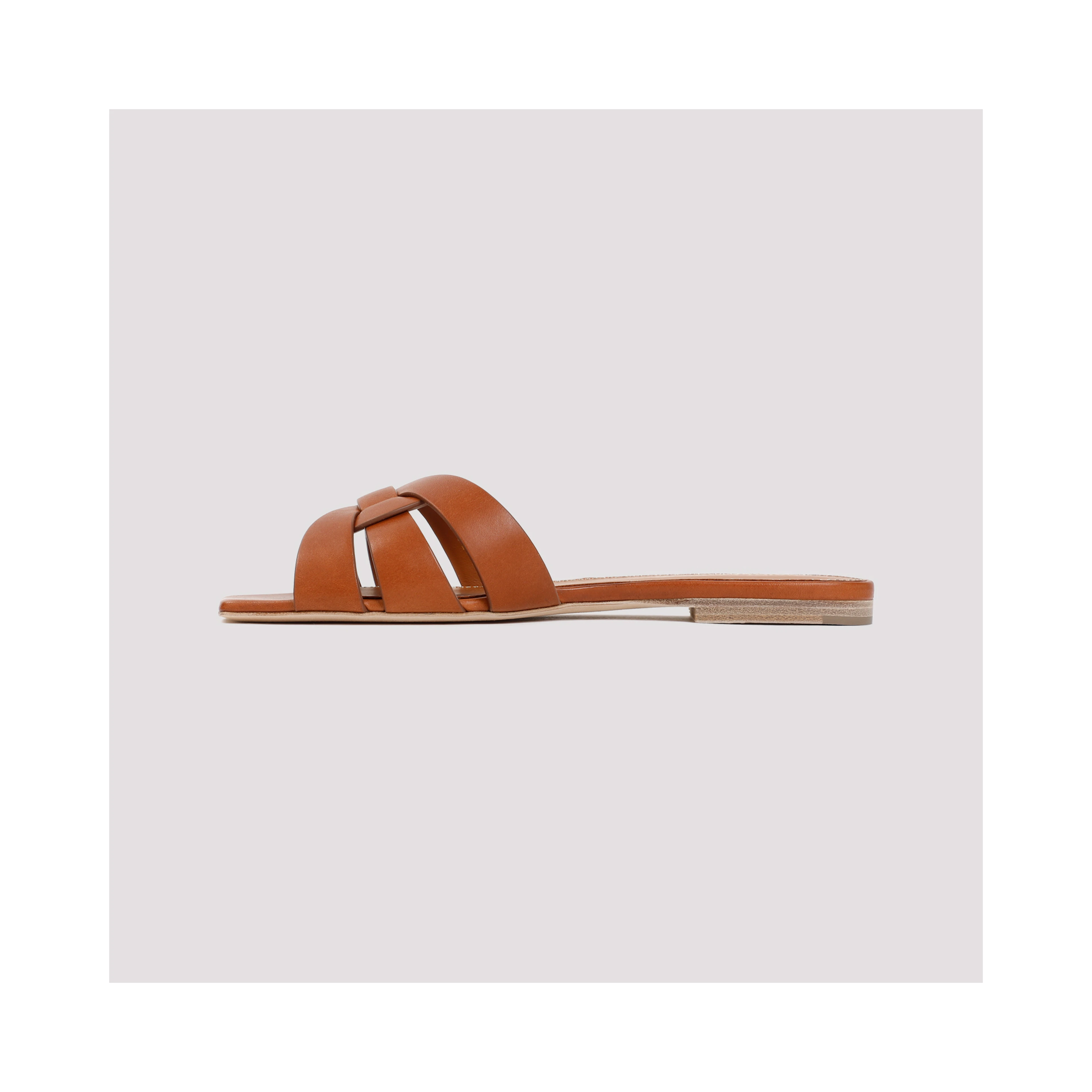 Saint Laurent Leather Tribute Flats