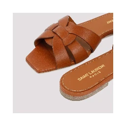 Saint Laurent Leather Tribute Flats