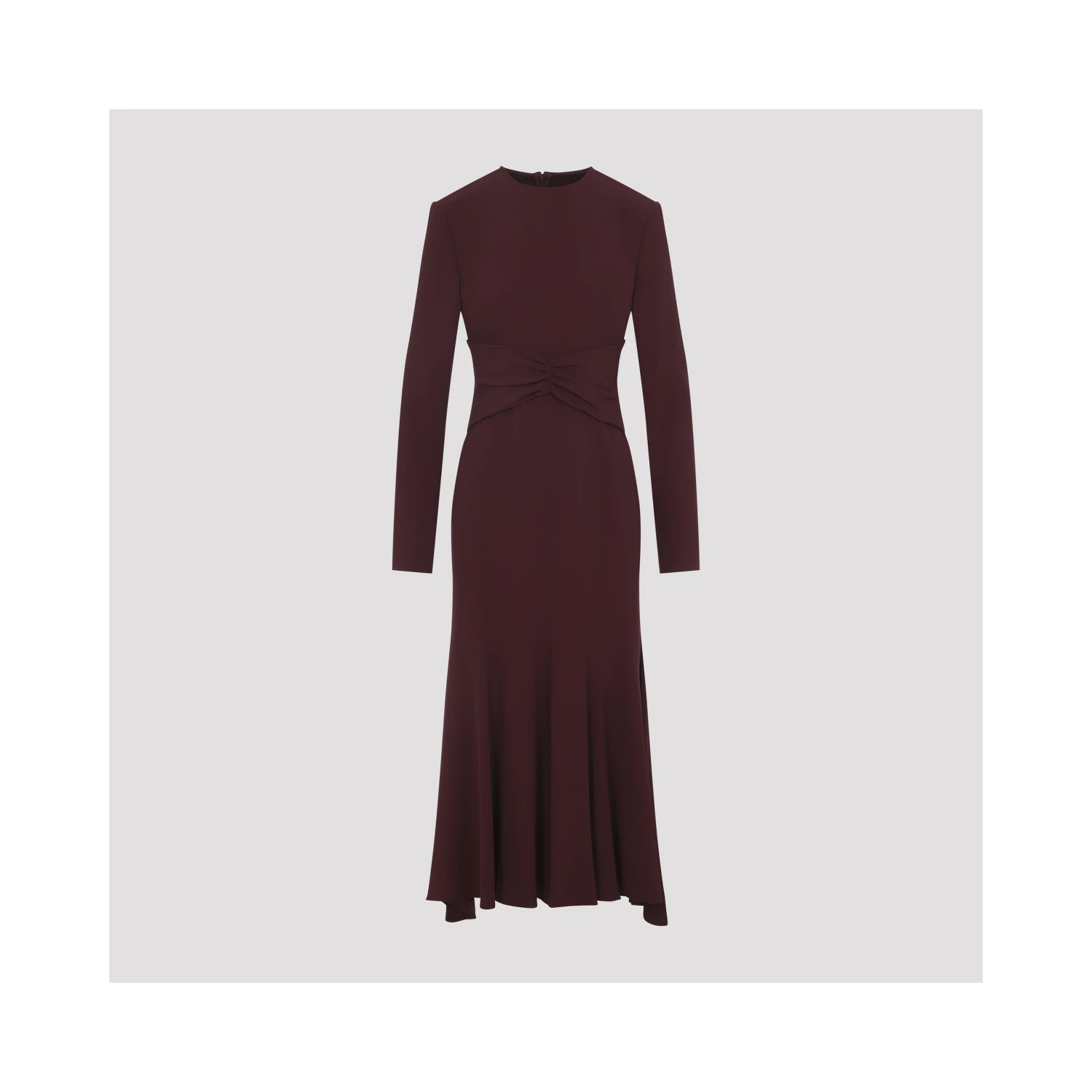 Alberta Ferretti Satin Midi Dress