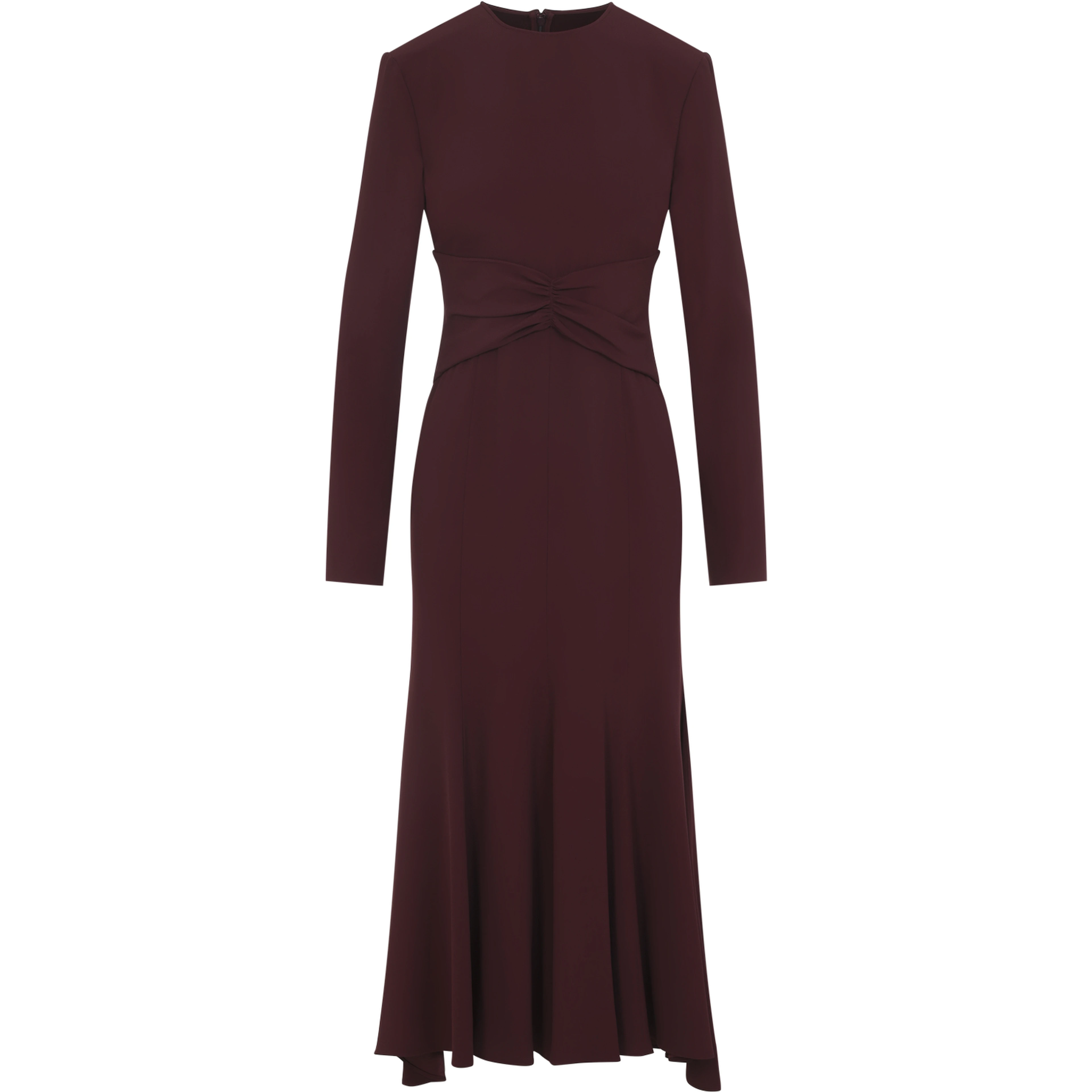 Alberta Ferretti Satin Midi Dress
