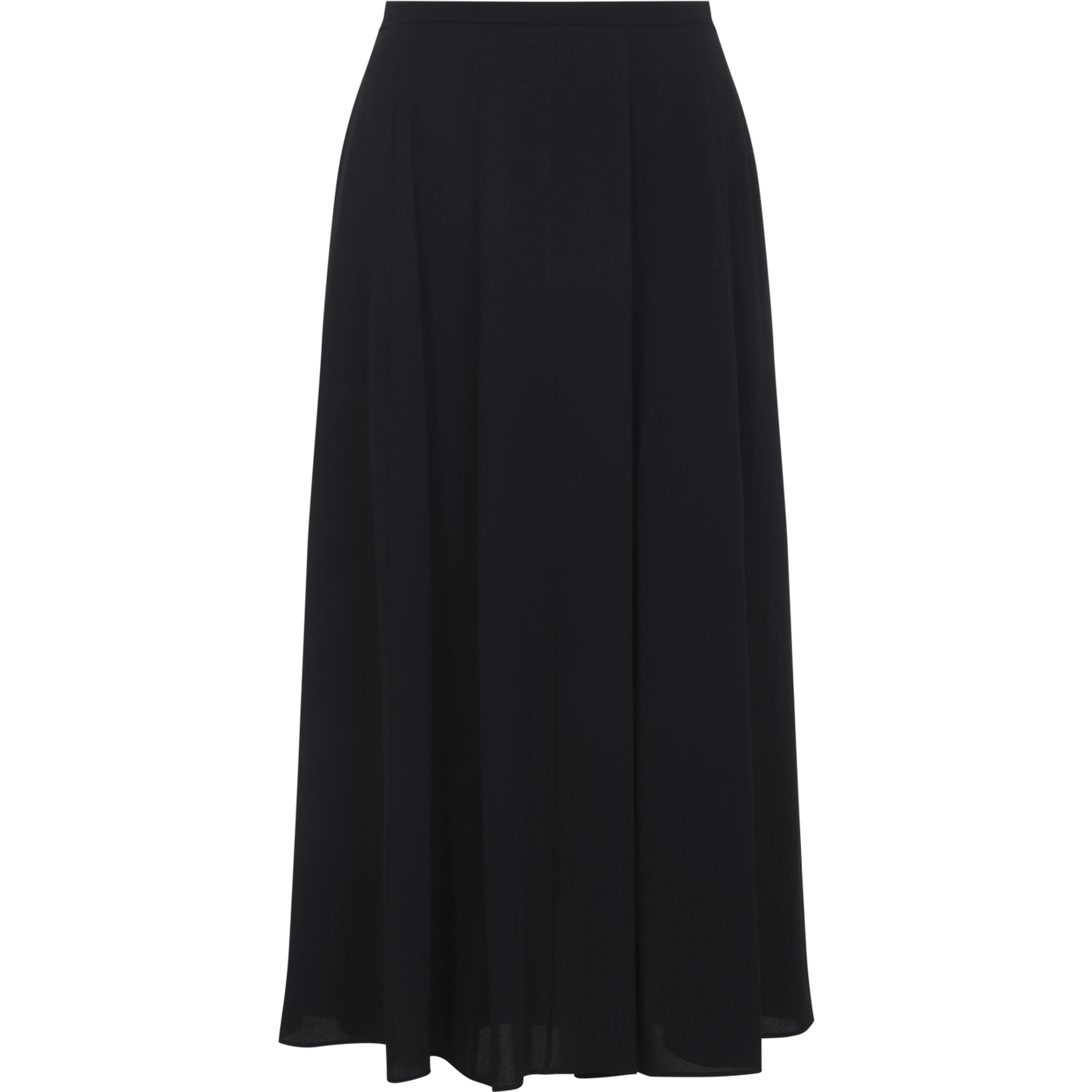 Alberta Ferretti Georgette Midi Skirt