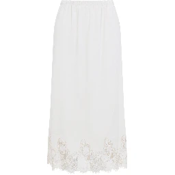 Alberta Ferretti Velvet Pencil Skirt