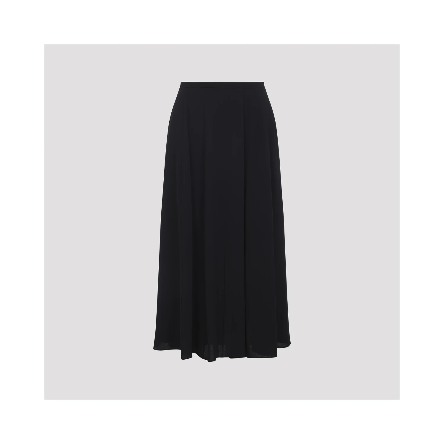 Alberta Ferretti Georgette Midi Skirt