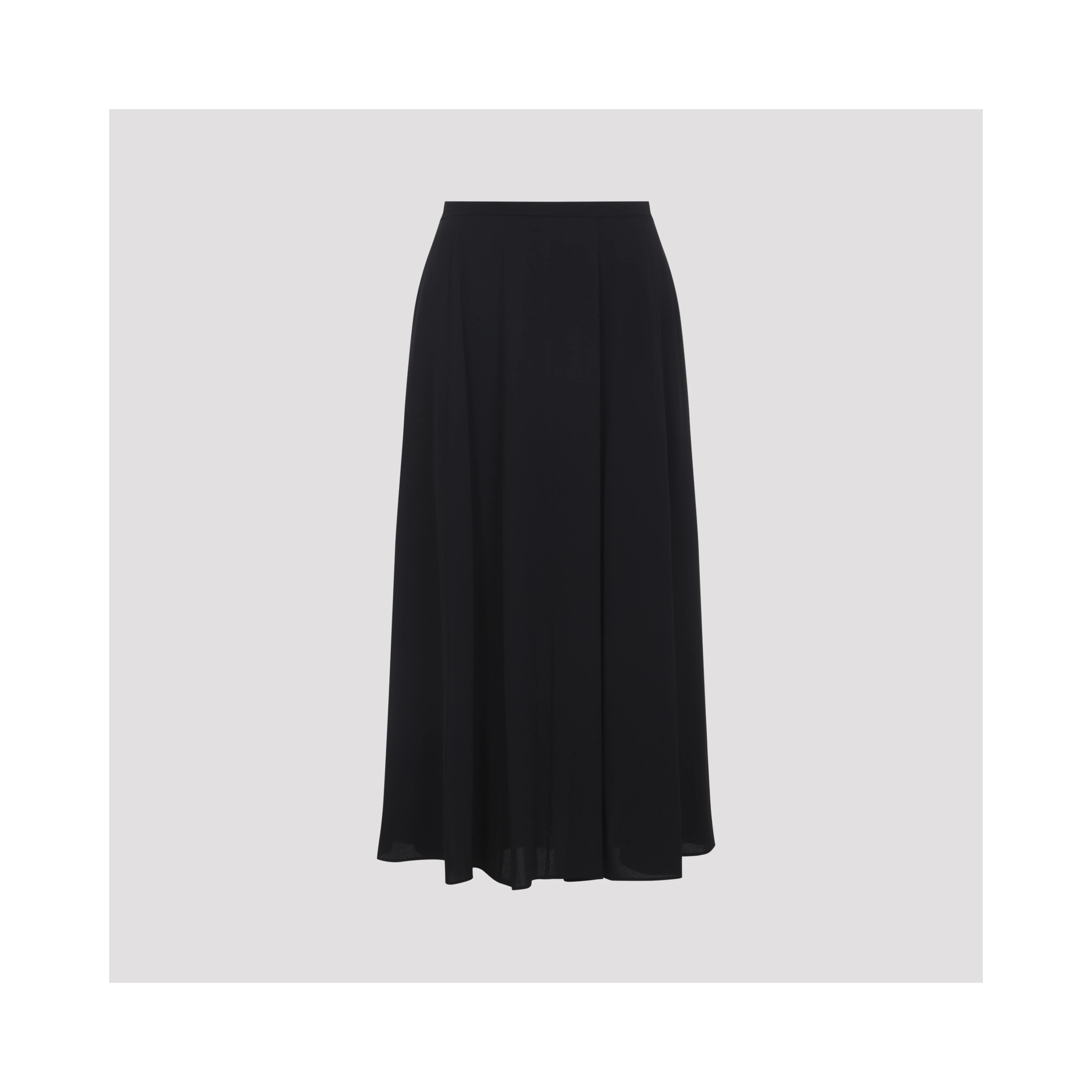 Alberta Ferretti Georgette Midi Skirt