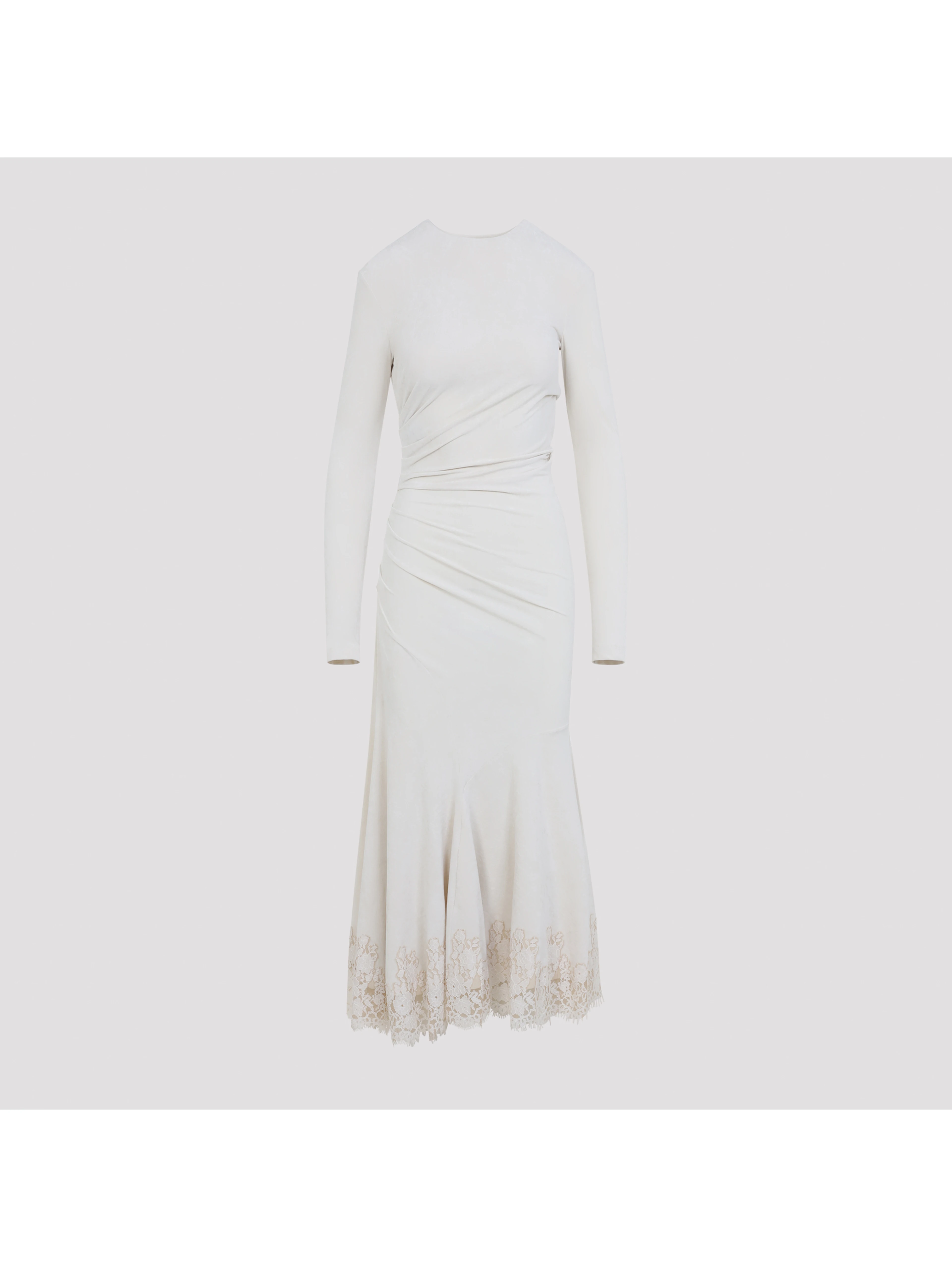 Alberta Ferretti Velvet Midi Dress