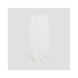 Alberta Ferretti Velvet Pencil Skirt
