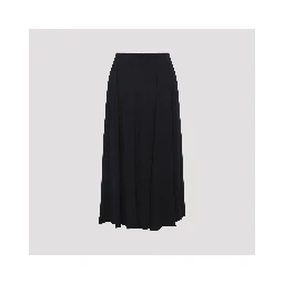 Alberta Ferretti Georgette Midi Skirt