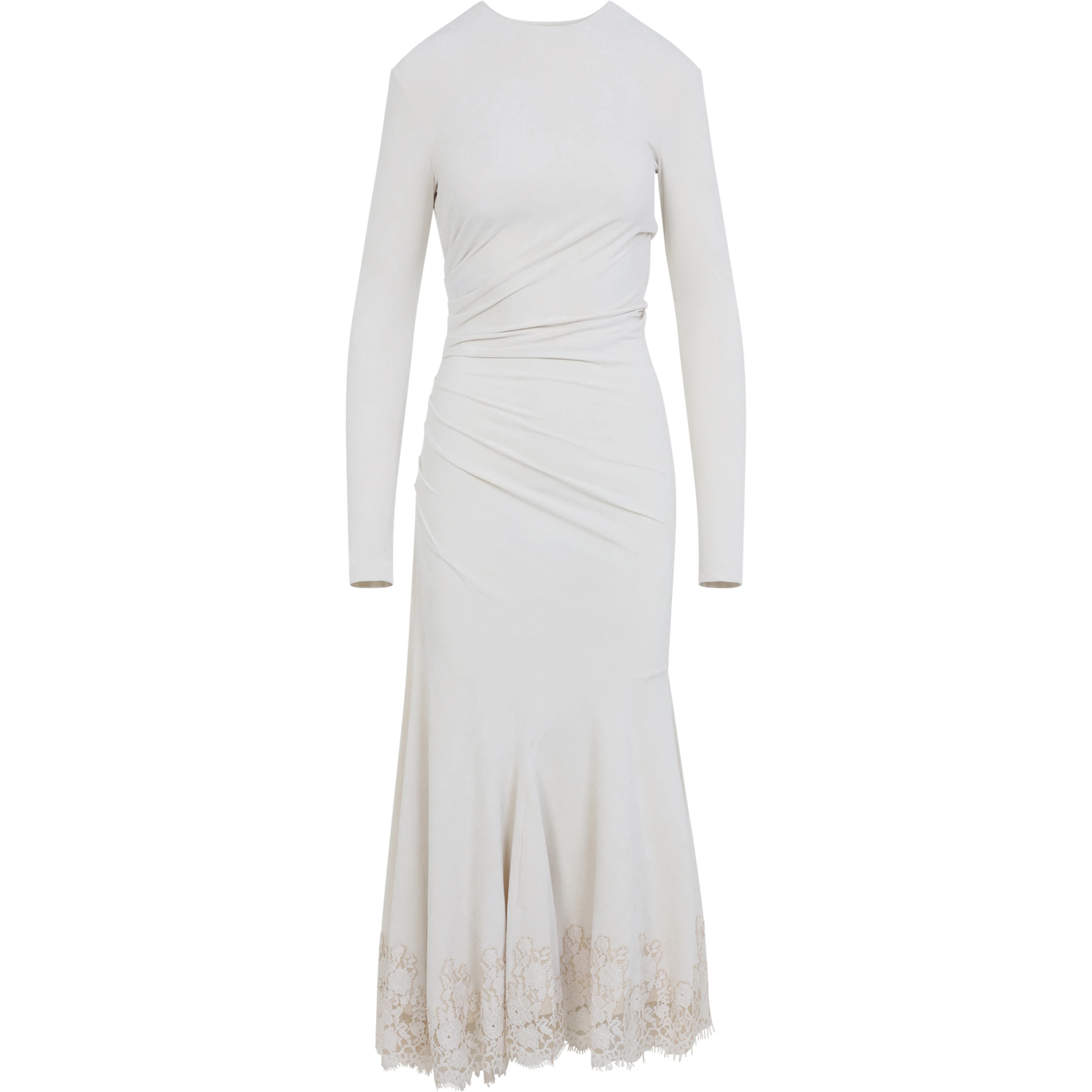Alberta Ferretti Velvet Midi Dress