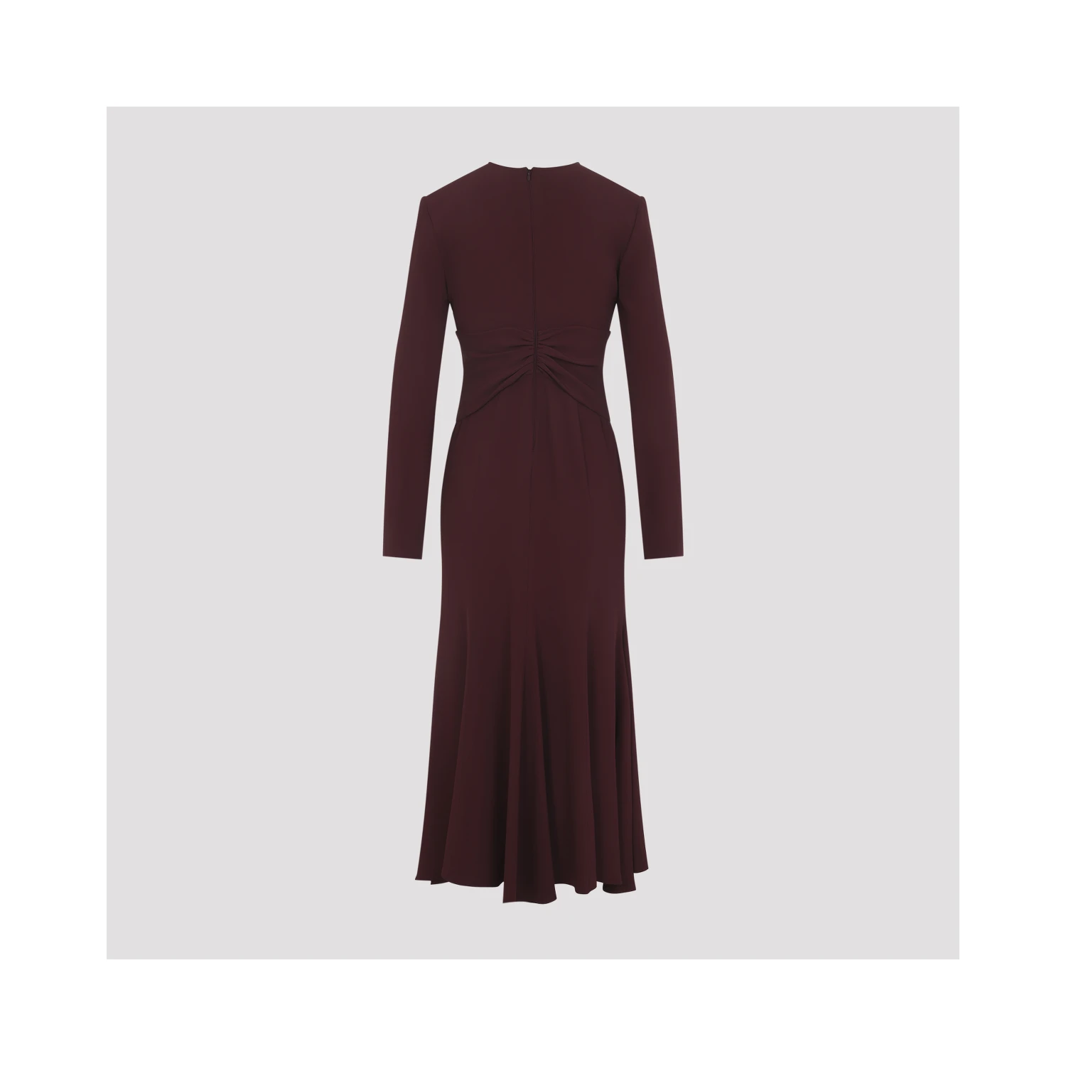 Alberta Ferretti Satin Midi Dress