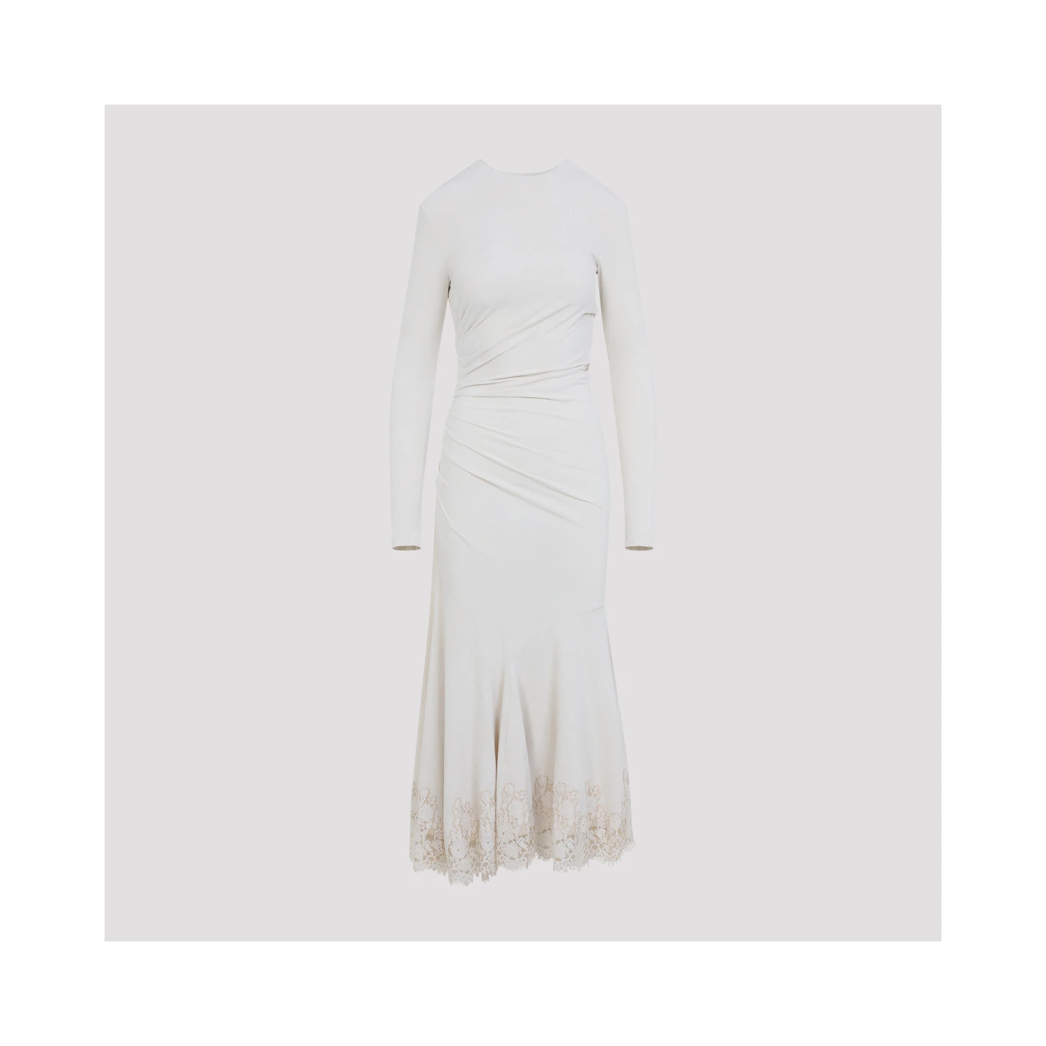 Alberta Ferretti Velvet Midi Dress