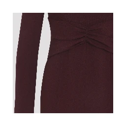 Alberta Ferretti Satin Midi Dress