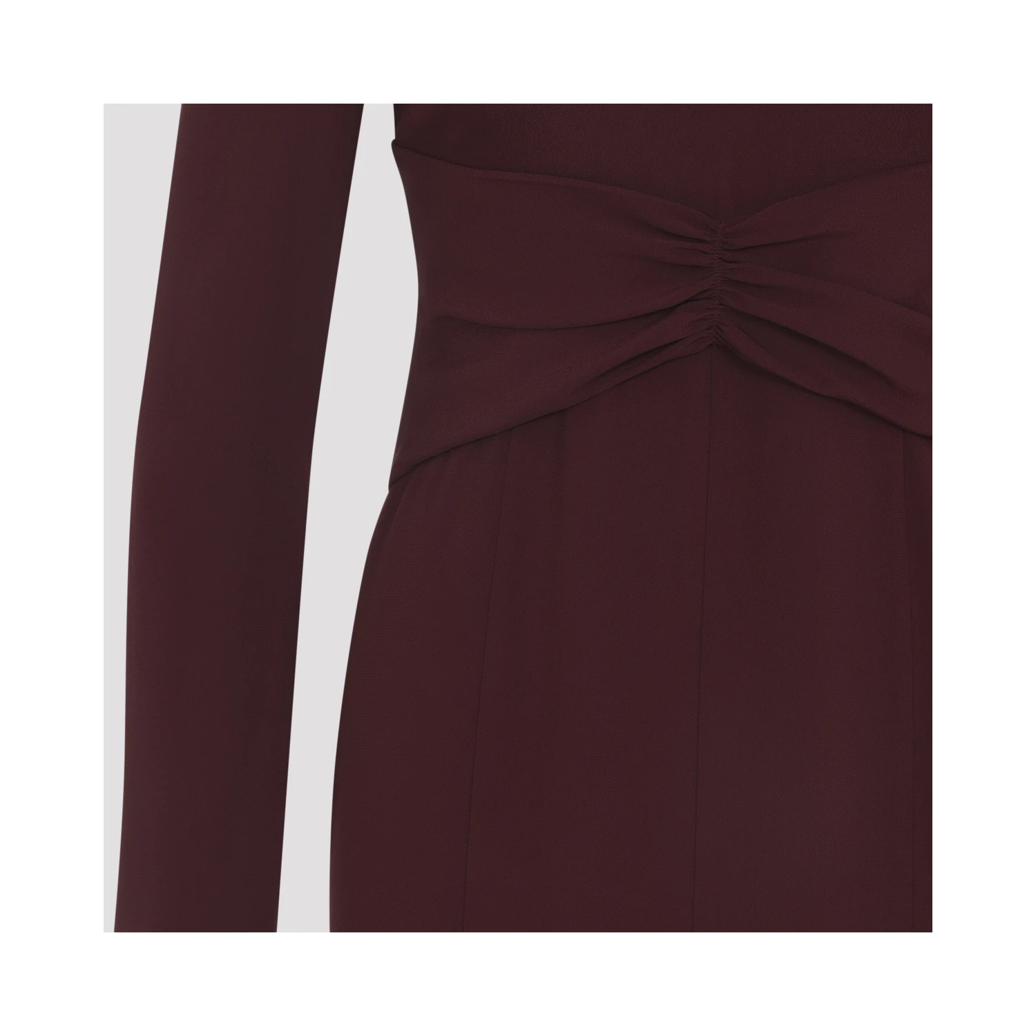 Alberta Ferretti Satin Midi Dress