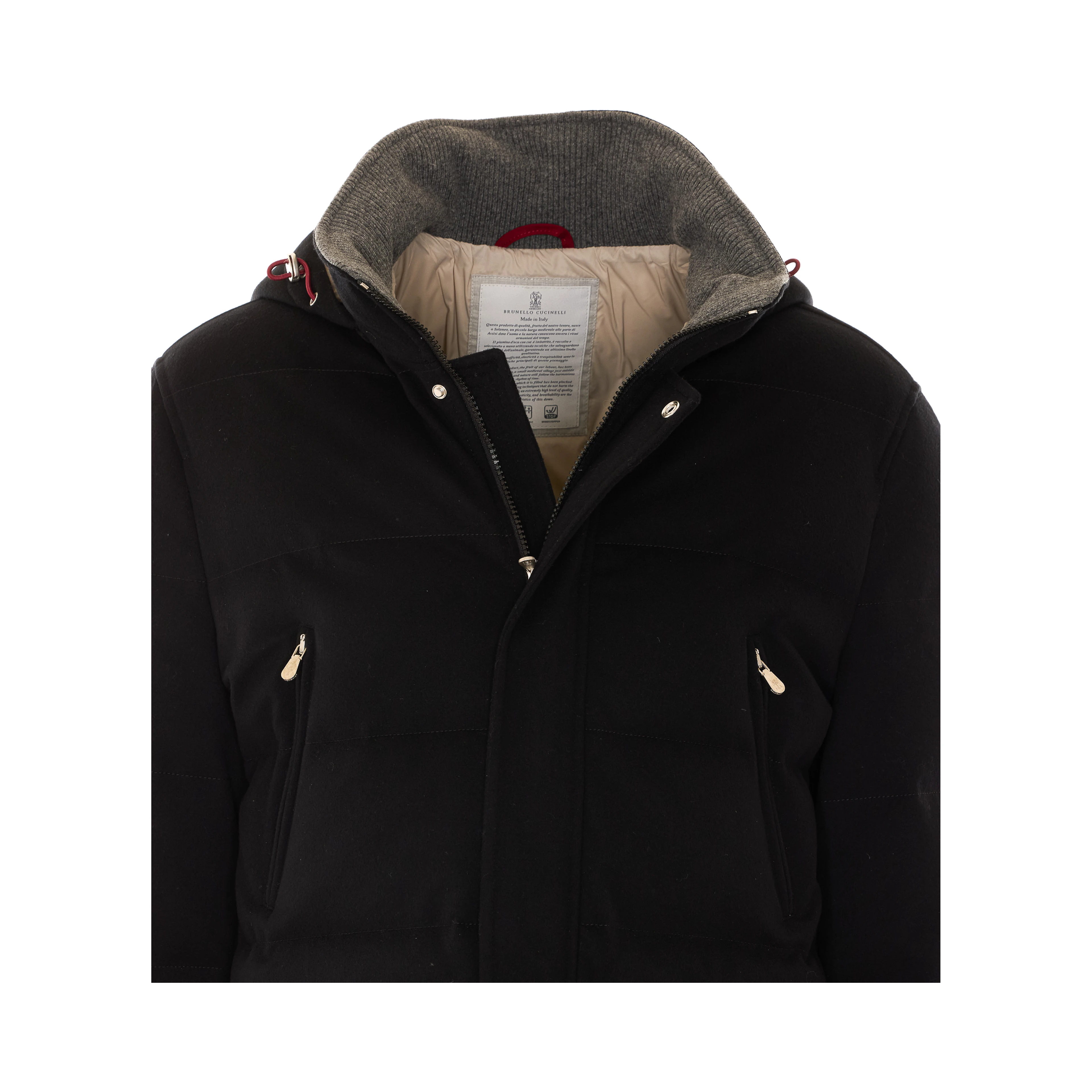 BRUNELLO CUCINELLI Coats Black