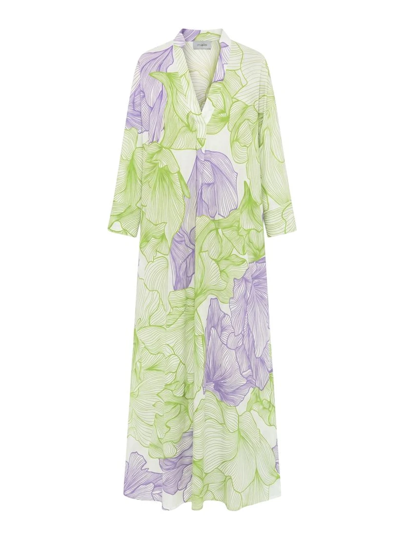 Green Cotton Women Dress