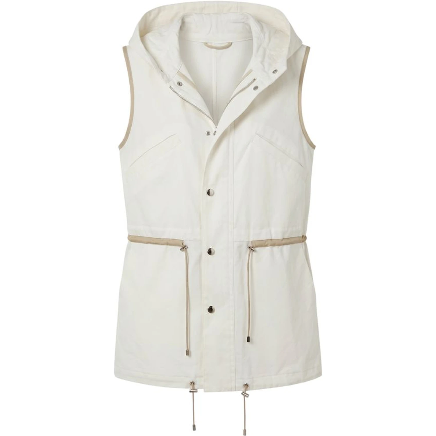 White Cotton Women Jacket