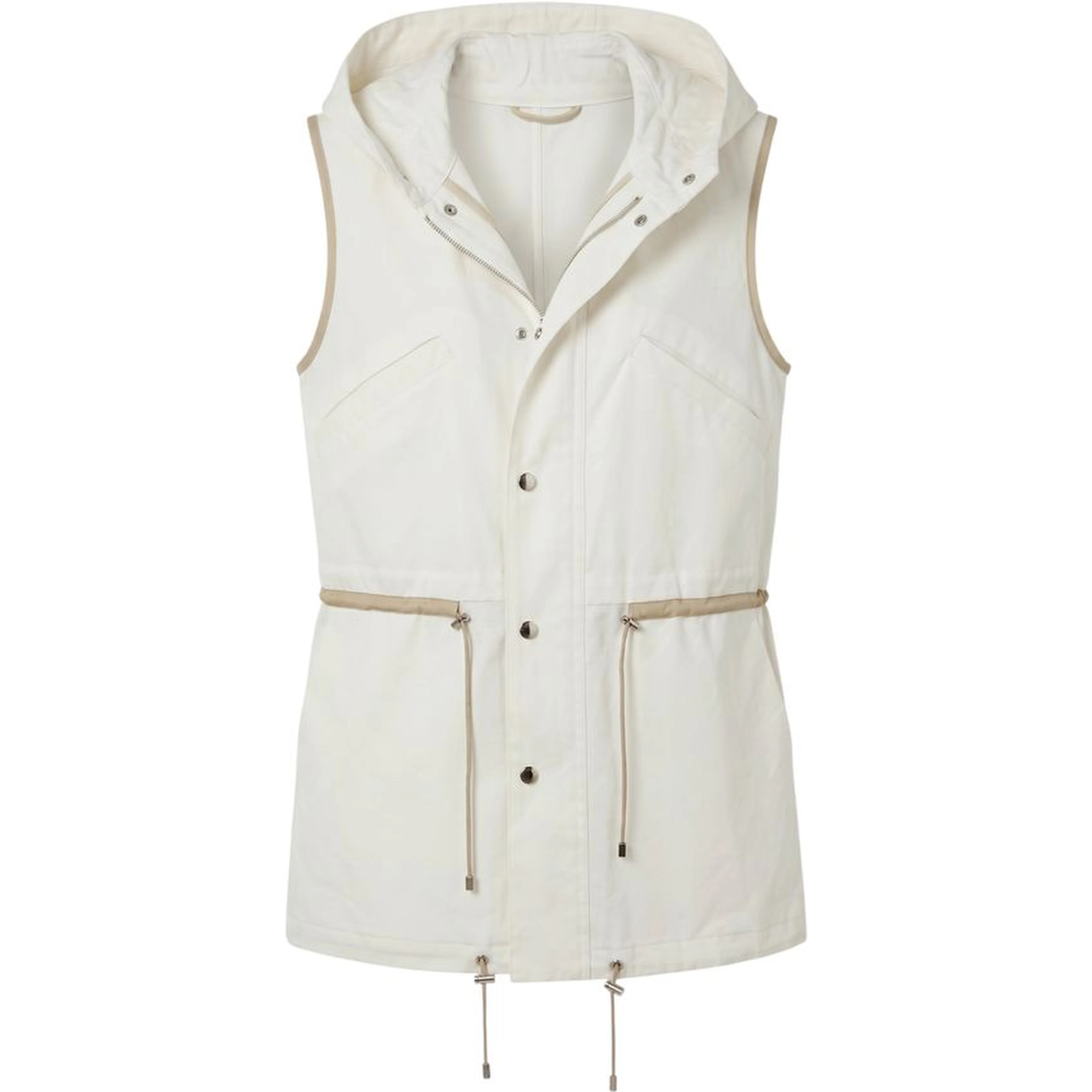 White Cotton Women Jacket