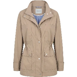 Brown Cotton Women Jacket