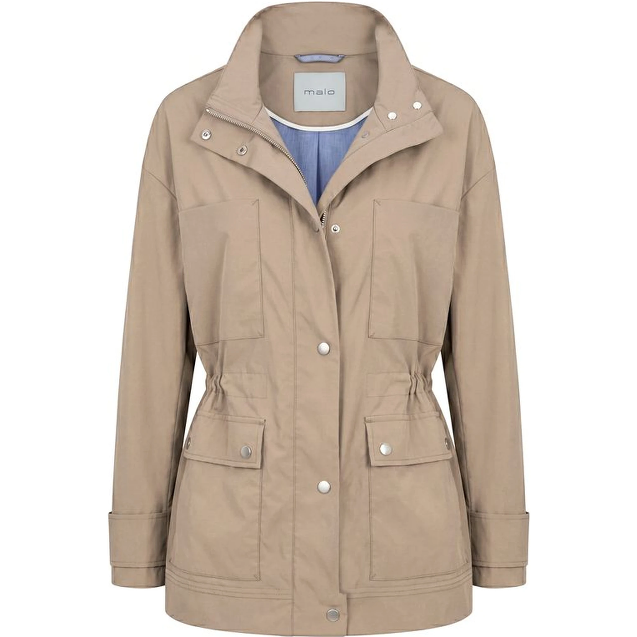 Brown Cotton Women Jacket