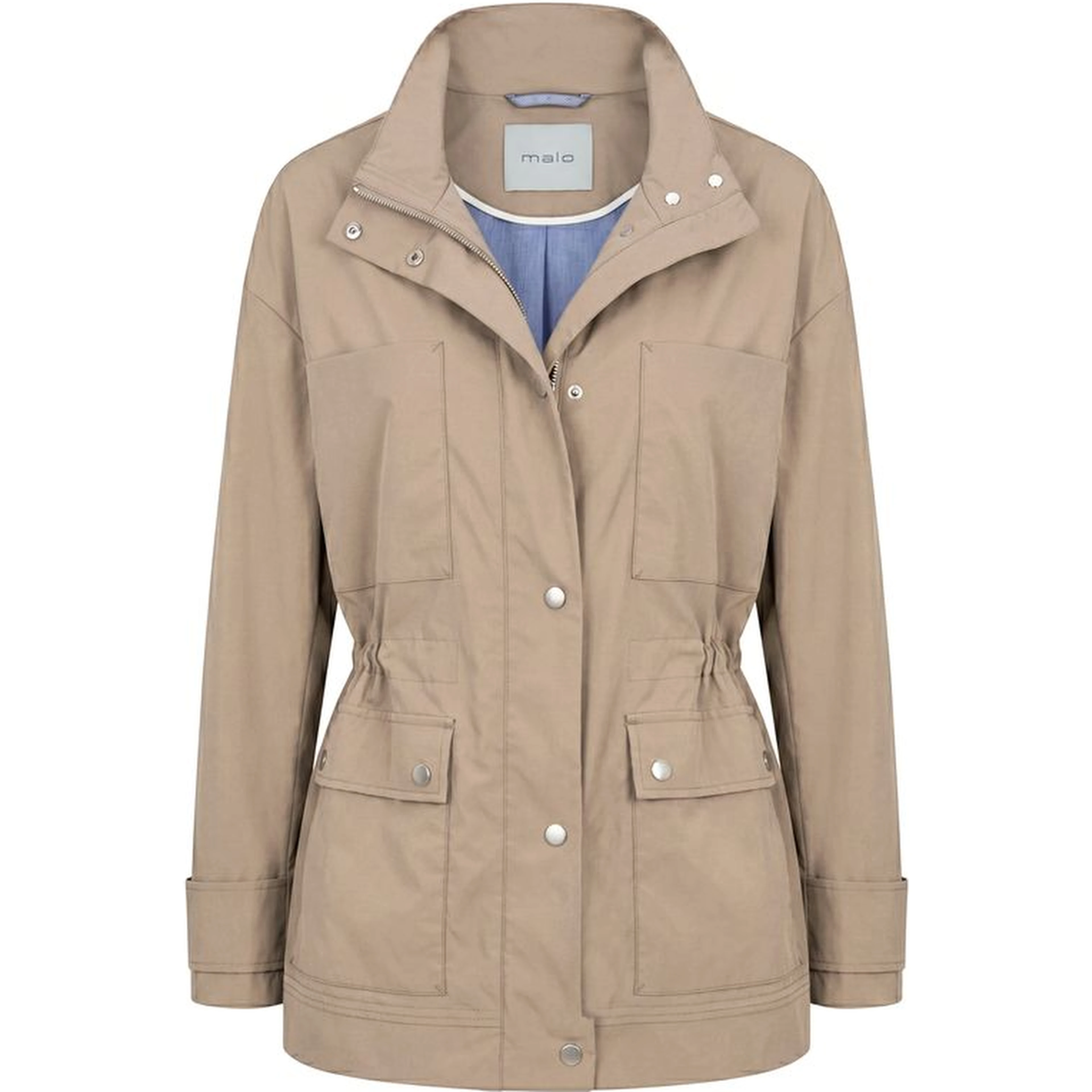 Brown Cotton Women Jacket