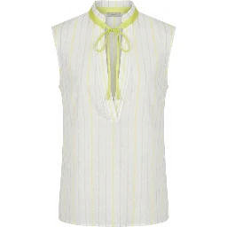 White Cotton Women Shirt