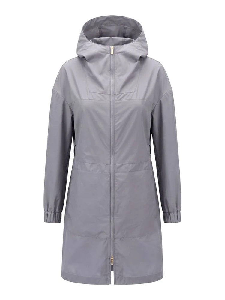 Grey Silk Women Jacket