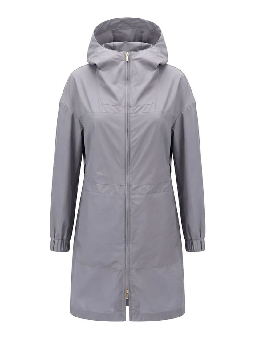 Grey Silk Women Jacket