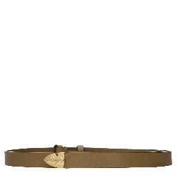 Brown Leather Regular Belt