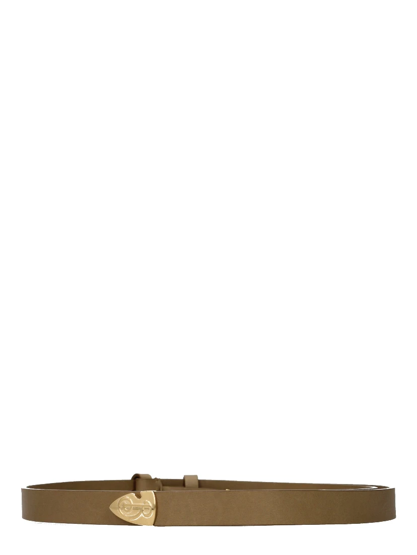 Brown Leather Regular Belt