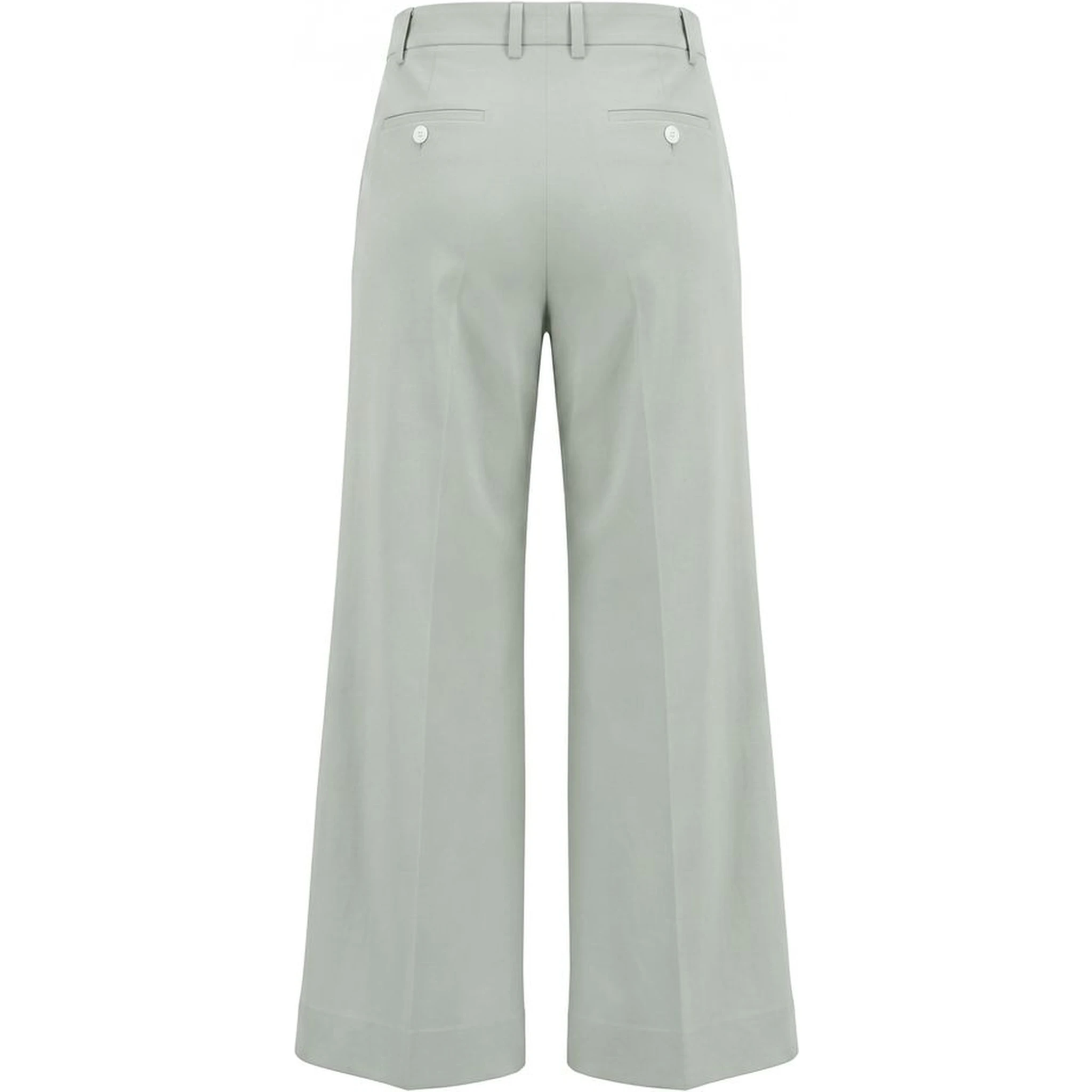 Green Cotton Women Pants