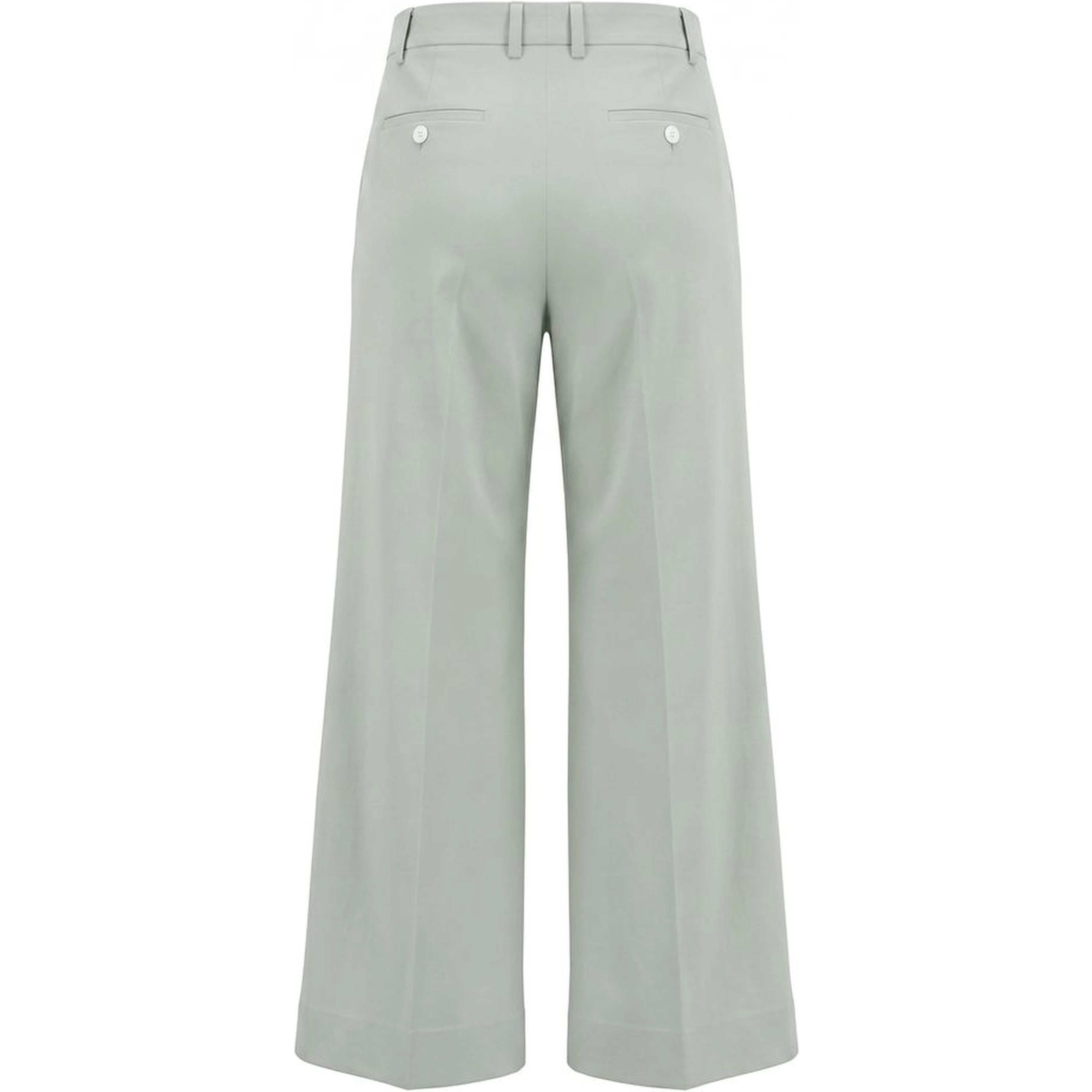 Green Cotton Women Pants