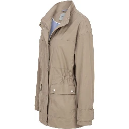 Brown Cotton Women Jacket